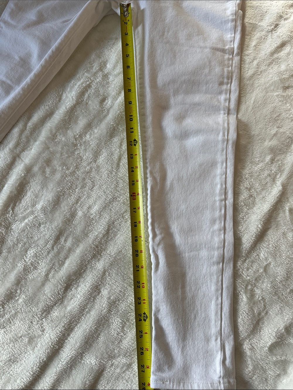 LEVIS Women’s White High-Rise Skinny Jeans Sz 29 Classic Comfy Feminine Stretch - Picture 12 of 12